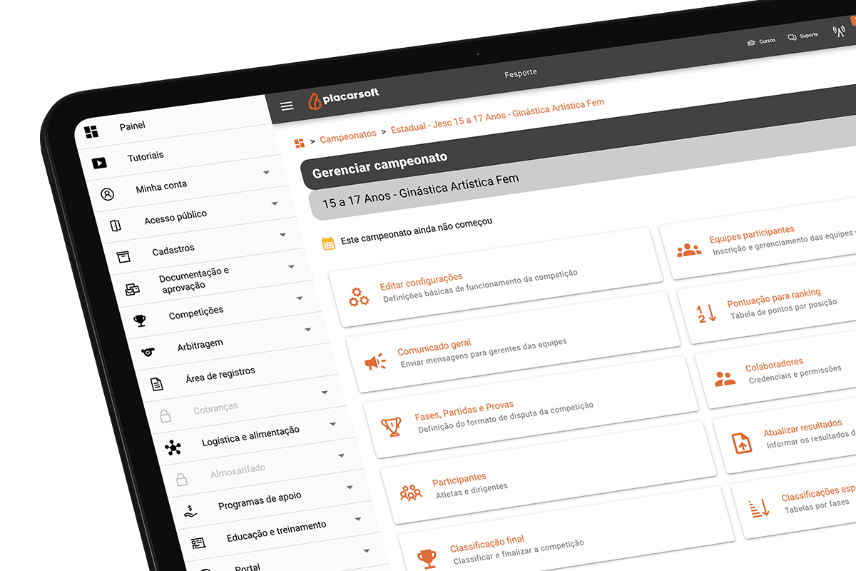 Gerencie tudo em um só lugar